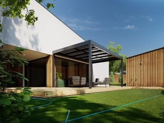 Pergola Solar wird Ihre Terrasse zu Hause zu decken