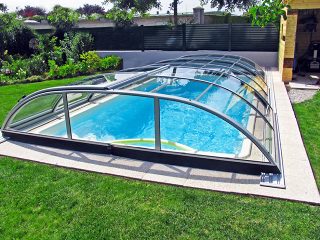 Pool enclosure AZURE Flat Compact