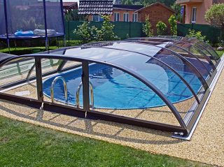 Pool enclosure AZURE Flat Compact