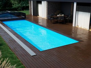 Opened pool enclosure Parade