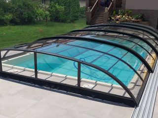 Pool enclosure AZURE Flat Compact