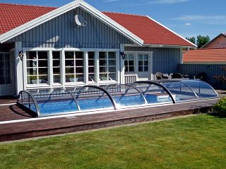 Pool enclosure AZURE Flat Compact