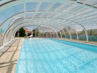 Inground pool enclosure OLYMPIC by Alukov