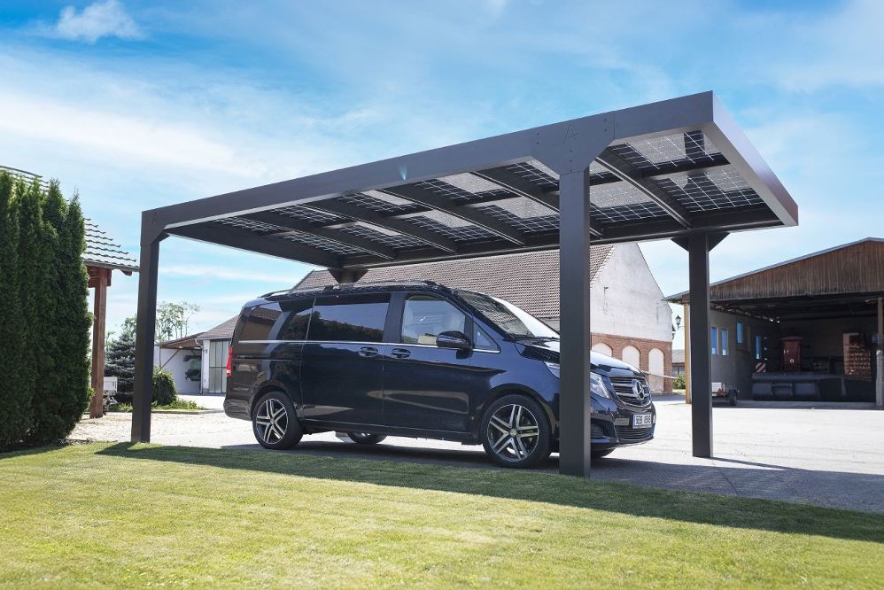 Carport Camper Solar - multifunktionales und intelligentes Parken Carport Camper Solar - multifunktionales und intelligentes Parken