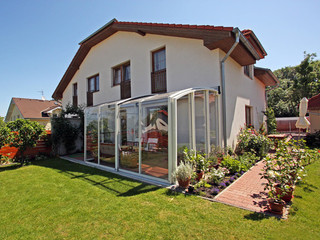 Copertura telescopica per balcone