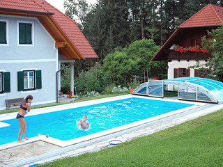 Copertura piscina bassa modello Elegant NEO