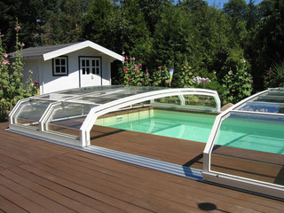 coperture per piscina scrorrevole modello basso ocanic low