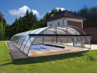 copertura per piscina medio alta modello Tropea