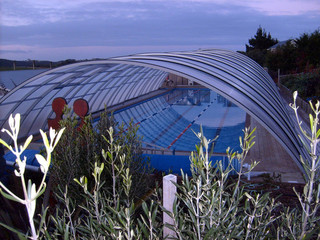 copertura telescopica per piscina modello Universe