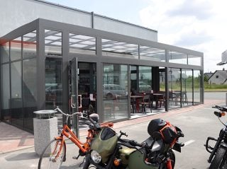 Pergola Venti kann auch für ein Restaurant genutzt werden