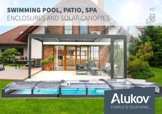 Catalogue of pool, patio, Spa enclosures and Solar Canopies
