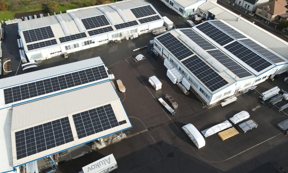 Solar Panels in Orel Factory