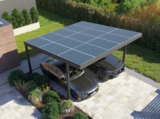 CARPORT SOLAR for two cars