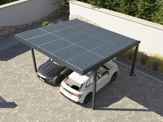 CARPORT SOLAR with 15 solar panels