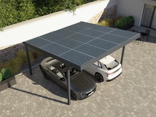 Carport Solar with 15 panels