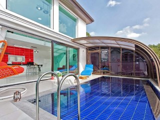 Retractable pool enclosure Style