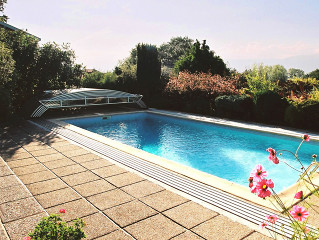 Pool cover ELEGANT NEO will be great supplement to your garden