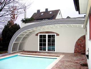 Openable pool enclosure STYLE 