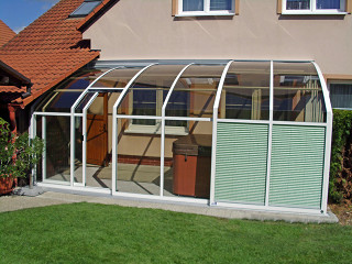 Retractable patio cover CORSO Solid by Alukov 46