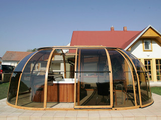 High hot tub enclosure SPA SUNHOUSE by Alukov