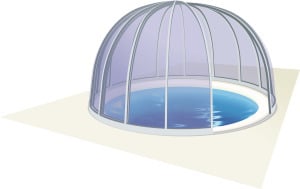 Pool enclosure orient