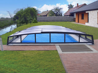 Inground pool cover CORONA™ by Alukov