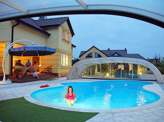 High pool cover TROPEA NEO by Alukov a.s.