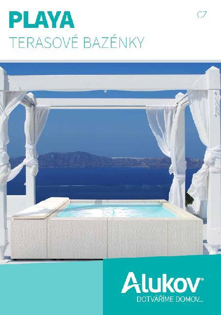 Katalog terasových bazénků Playa Katalog terasových bazénků Playa