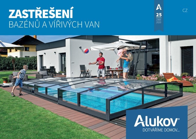 Katalog zastřešení bazénů a výřivých van Katalog zastřešení bazénů ALUKOV ke stažení