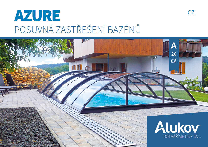 Katalog zastřešení bazénu Azure Katalog zastřešení bazénu Azure ke stažení