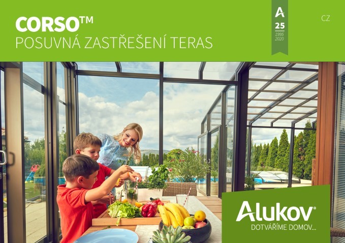 Katalog zastřešení teras - Corso Katalog zastřešení teras CORSO ke stažení