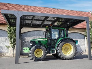 Carport Camper Solar je vhodný nejen pro obytné vozy