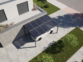 Carport Solar Solid Single
