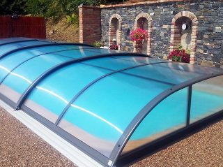 Zastřešení bazénu Azure Flat Zastřešení bazénu Azure Flat
