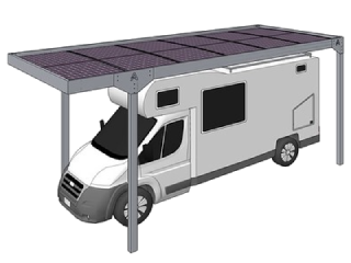 CARPORT CAMPER SOLAR