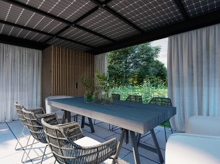 Pergola Solar - Toiture de terrasse multifonctionnelle
