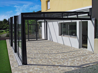 Innovative conervatory - Patio enclosure CORSO GLASS by Alukov