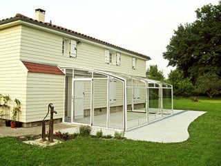 In winter can be patio enclosure CORSO used as storage for garden furniture
