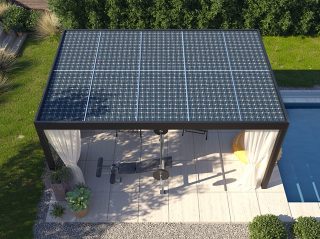 View of Pergola Solar from above