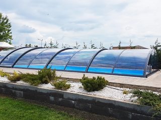 Pool enclosure Azure Compact - 4 segments