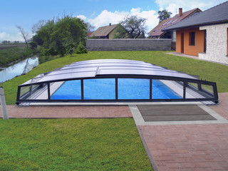 Inground pool cover CORONA™ by Alukov