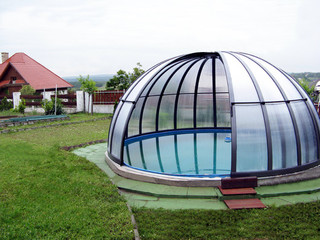Oval pool enclosure ORIENT