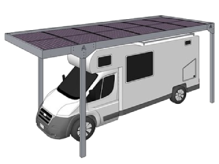 CARPORT CAMPER SOLAR