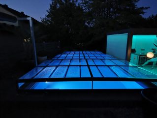 Abri de Piscine Parade la Nuit