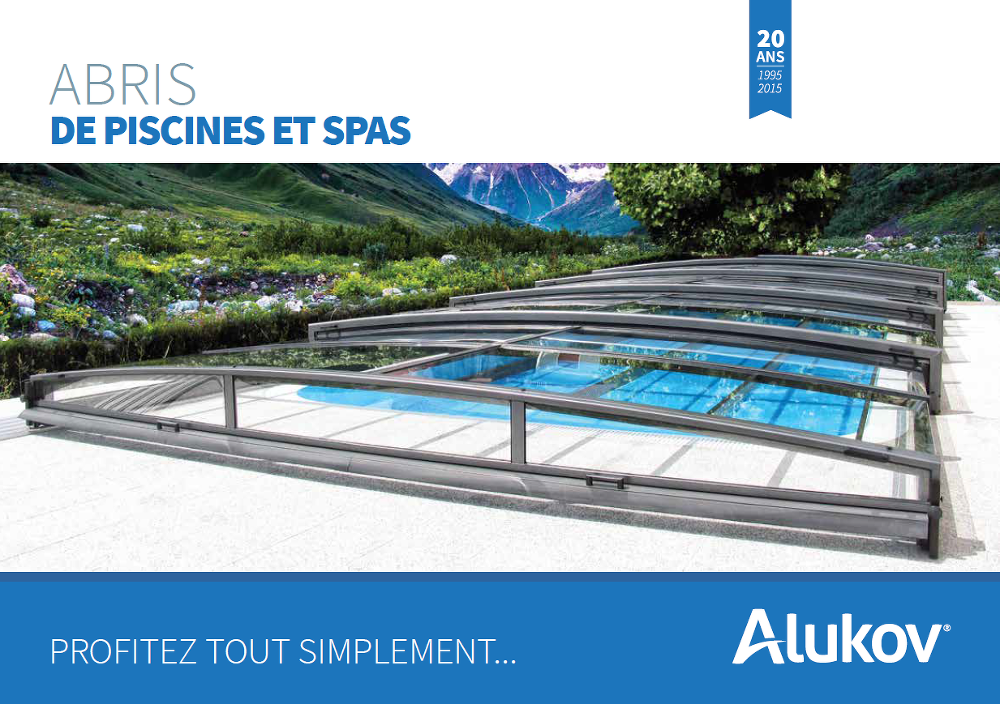 Catalogue de abris de piscine et spa pour Axess Europe