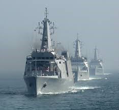 Roof enclosure on navy ship in India Roof enclosure on navy ship in India