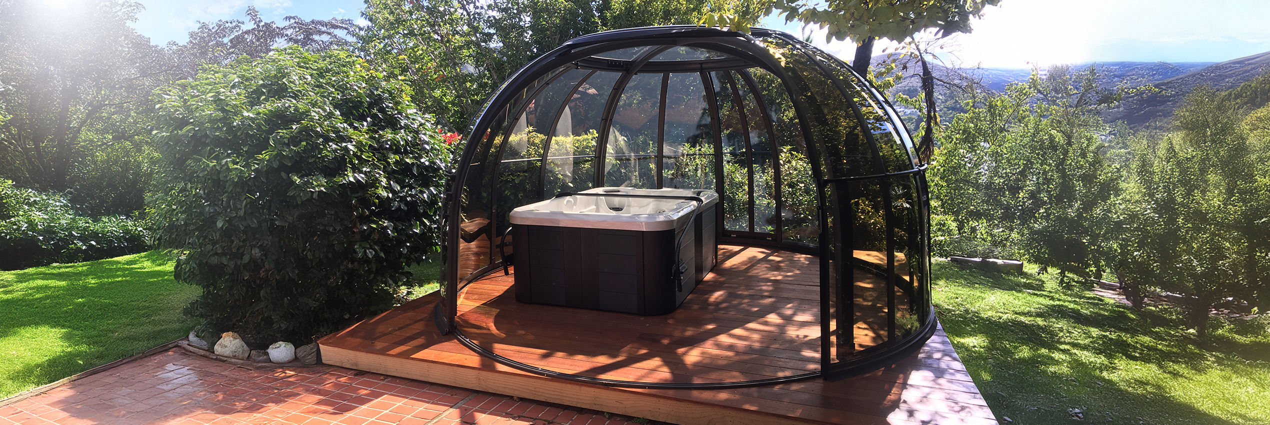 Spa enclosure Orlando reinforced 2540