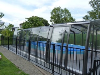 Pool enclosure Omega installed in Christchurch