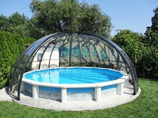 Opened pool enclosure Orient