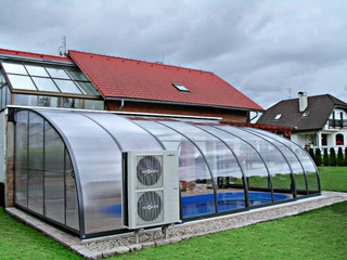 Patio enclosure CORSO Entry with air-conditioning
